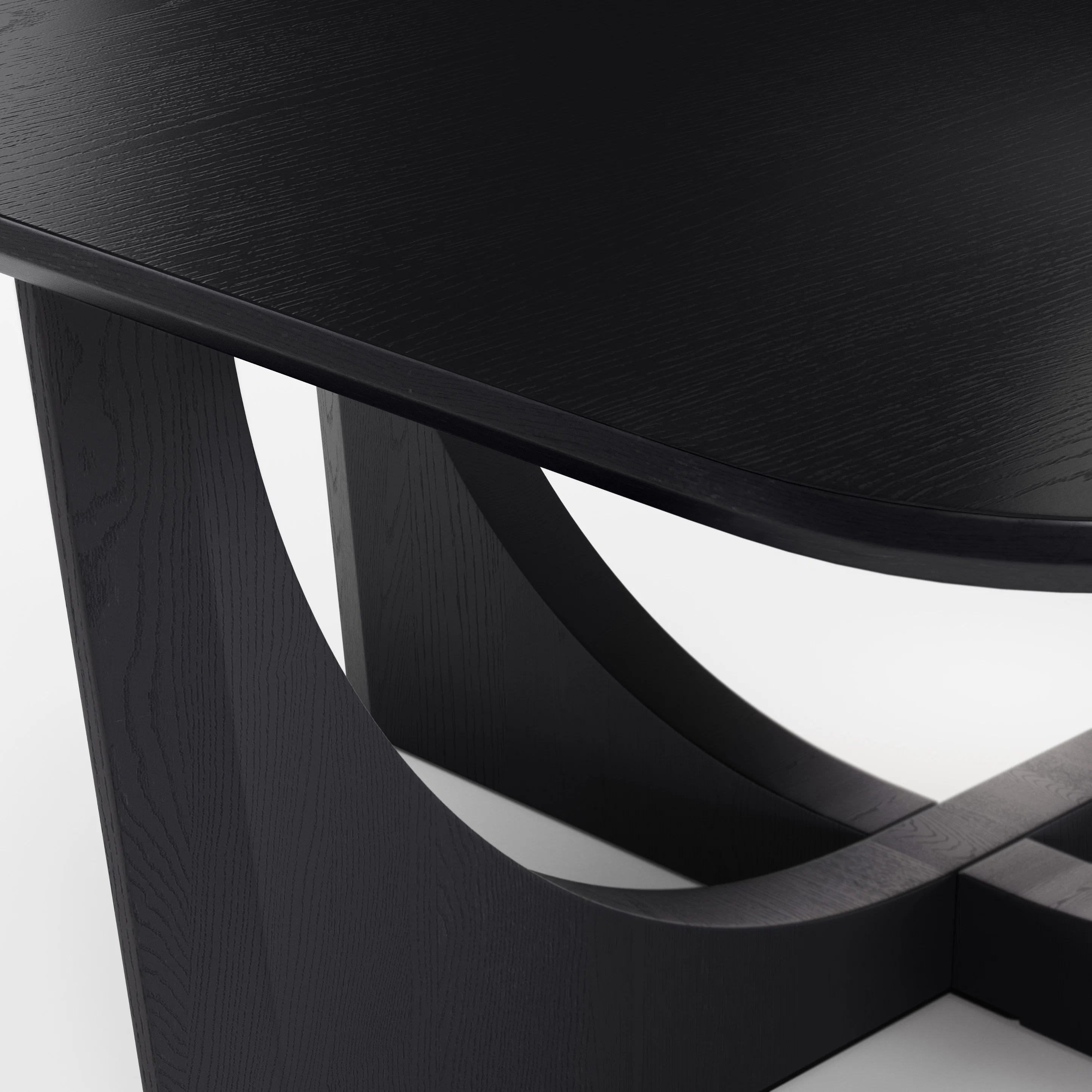 Tovi 55" Black Rectangular Coffee Table - Stylish & Durable