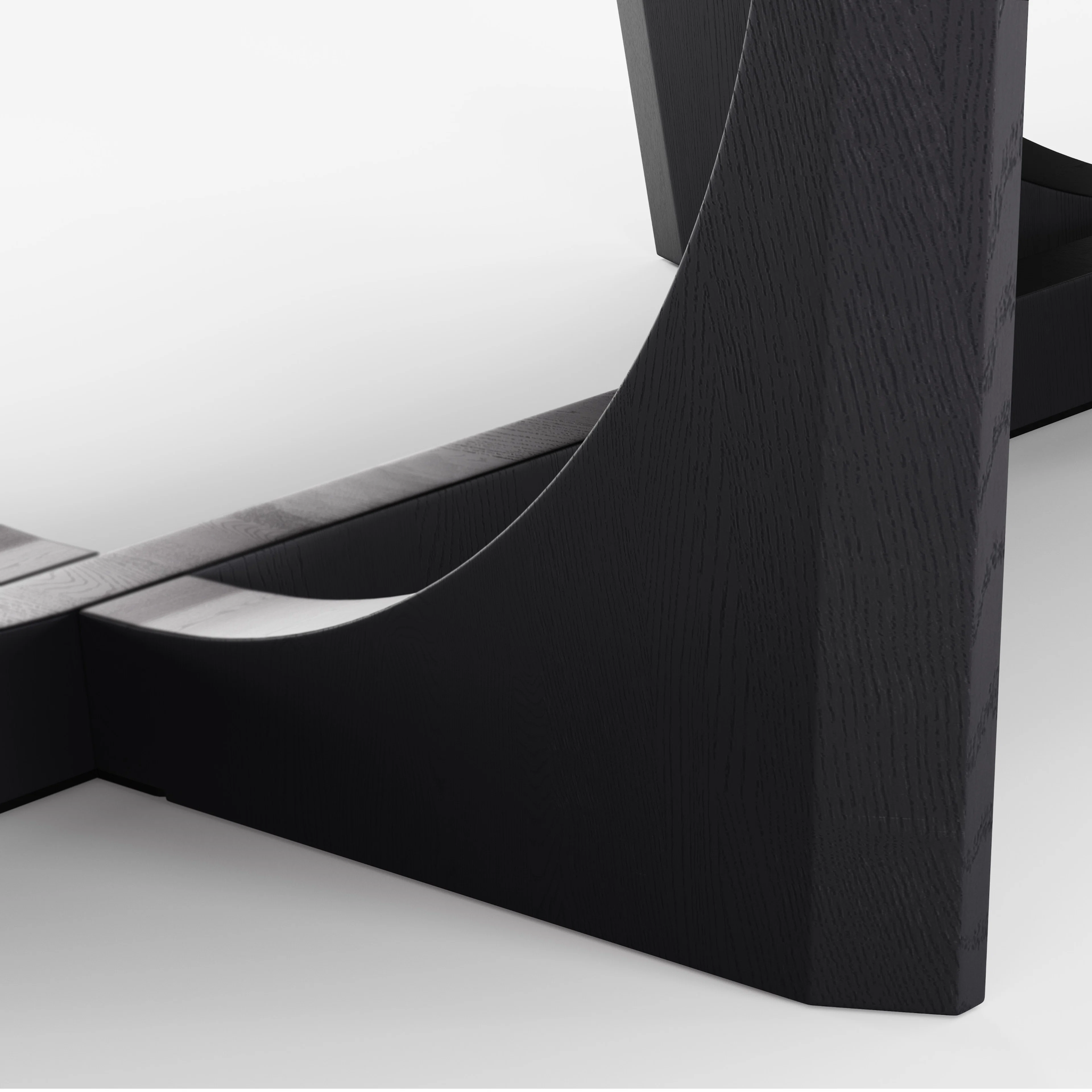 Tovi 55" Black Rectangular Coffee Table - Stylish & Durable