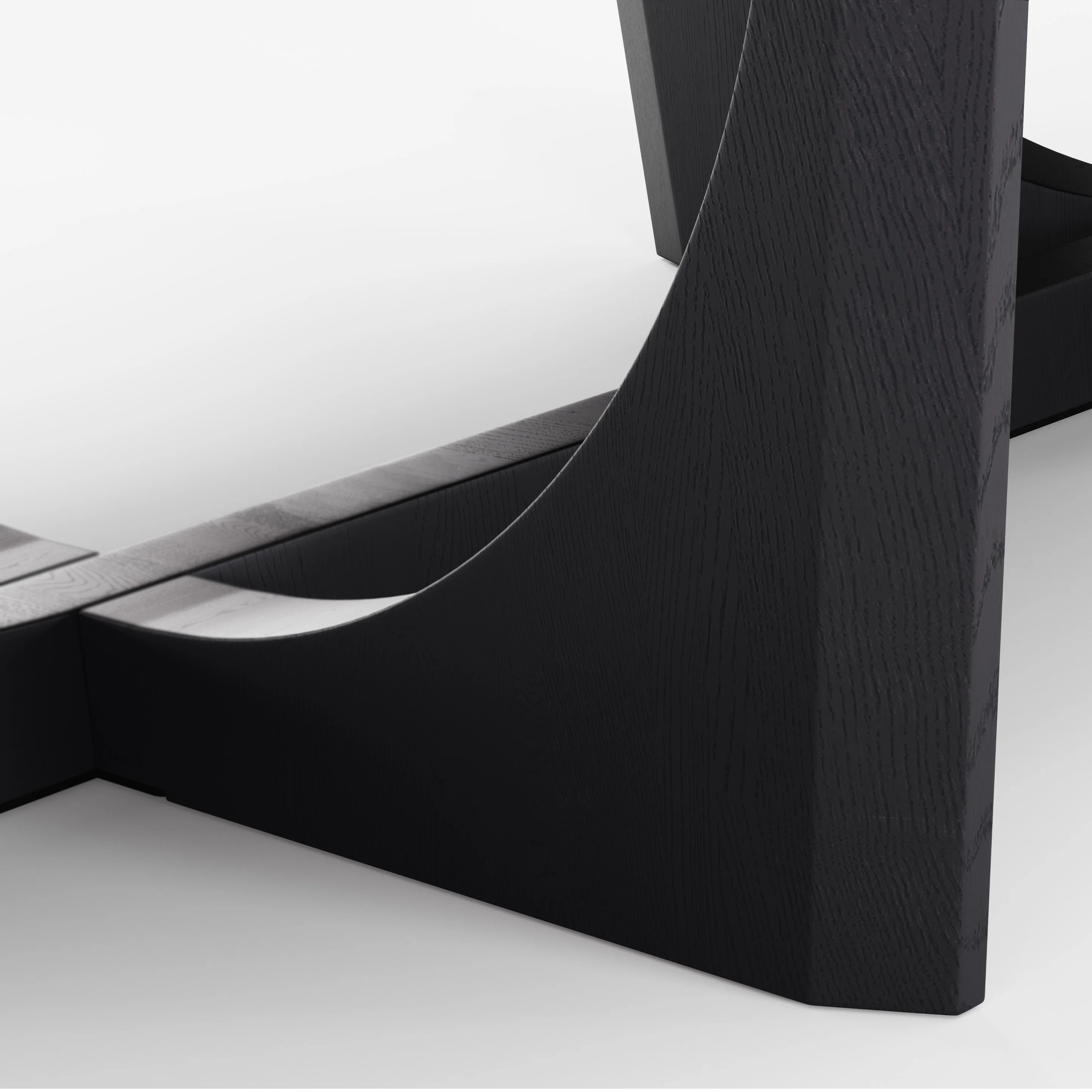 Tovi 55" Rectangular Coffee Table - Black