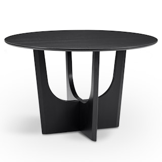 Tovi Black Round Dining Table