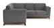 Ceni Pyrite Gray Corner Sectional - Gallery View 3 of 15.