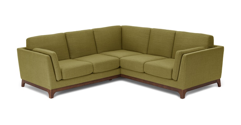 Ceni Seagrass Green Corner Sectional - Primary View 1 of 15 (Open Fullscreen View).