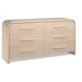 Faydra 6-Drawer Double Dresser - Natural Ash
