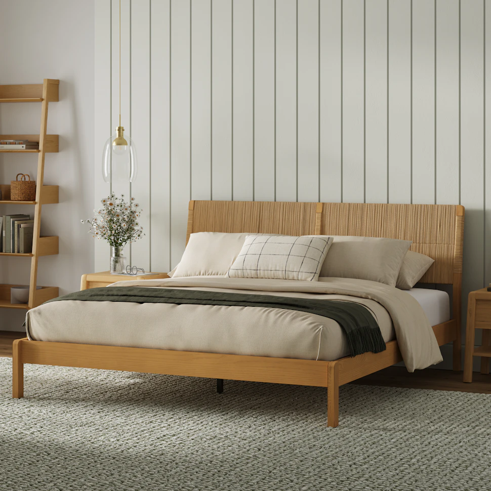 Monterey King Bed - Oak