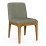 Rosin Dining Chair - Smoked Oak and Welsh Green
