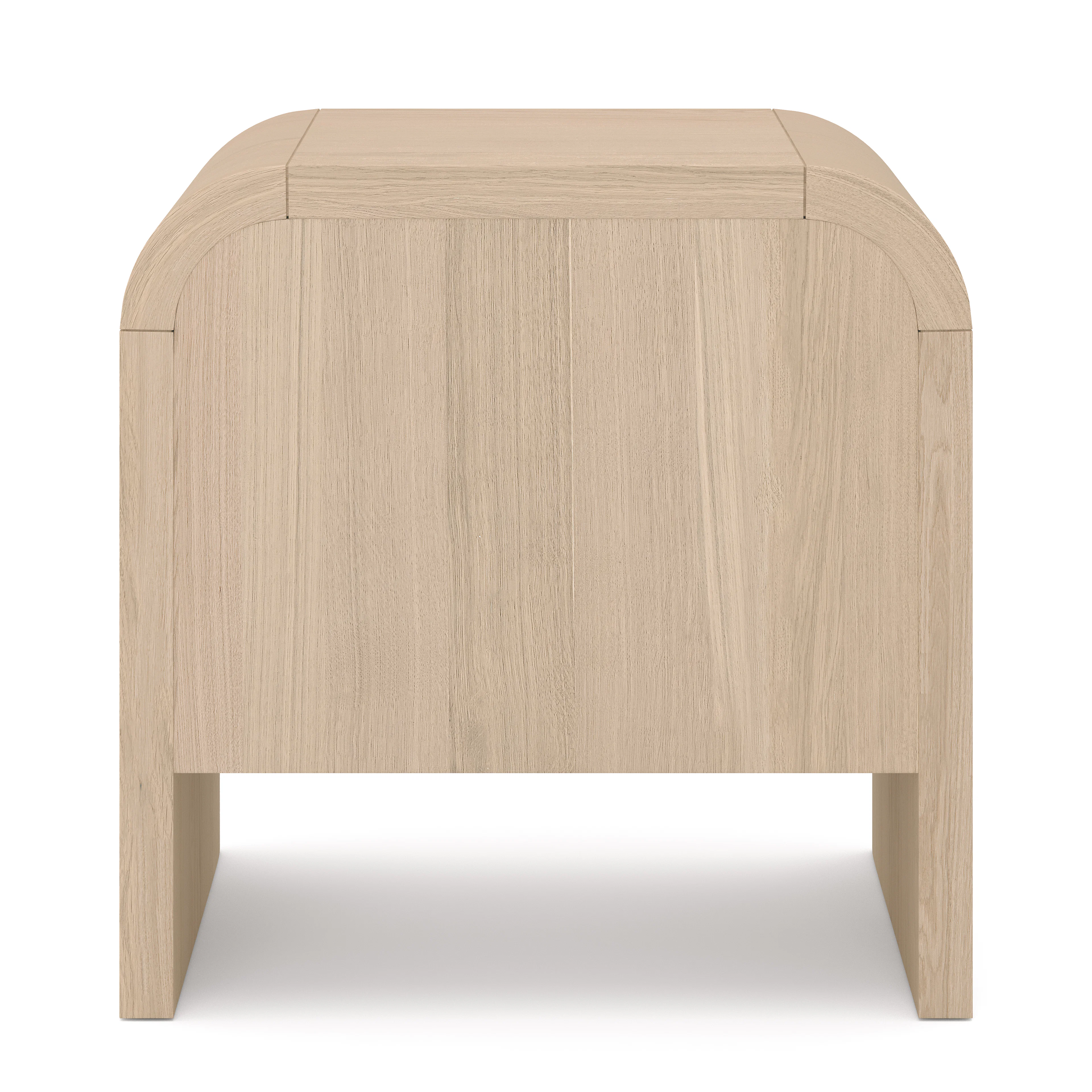 Faydra 2-Drawer Nightstand in Natural Ash