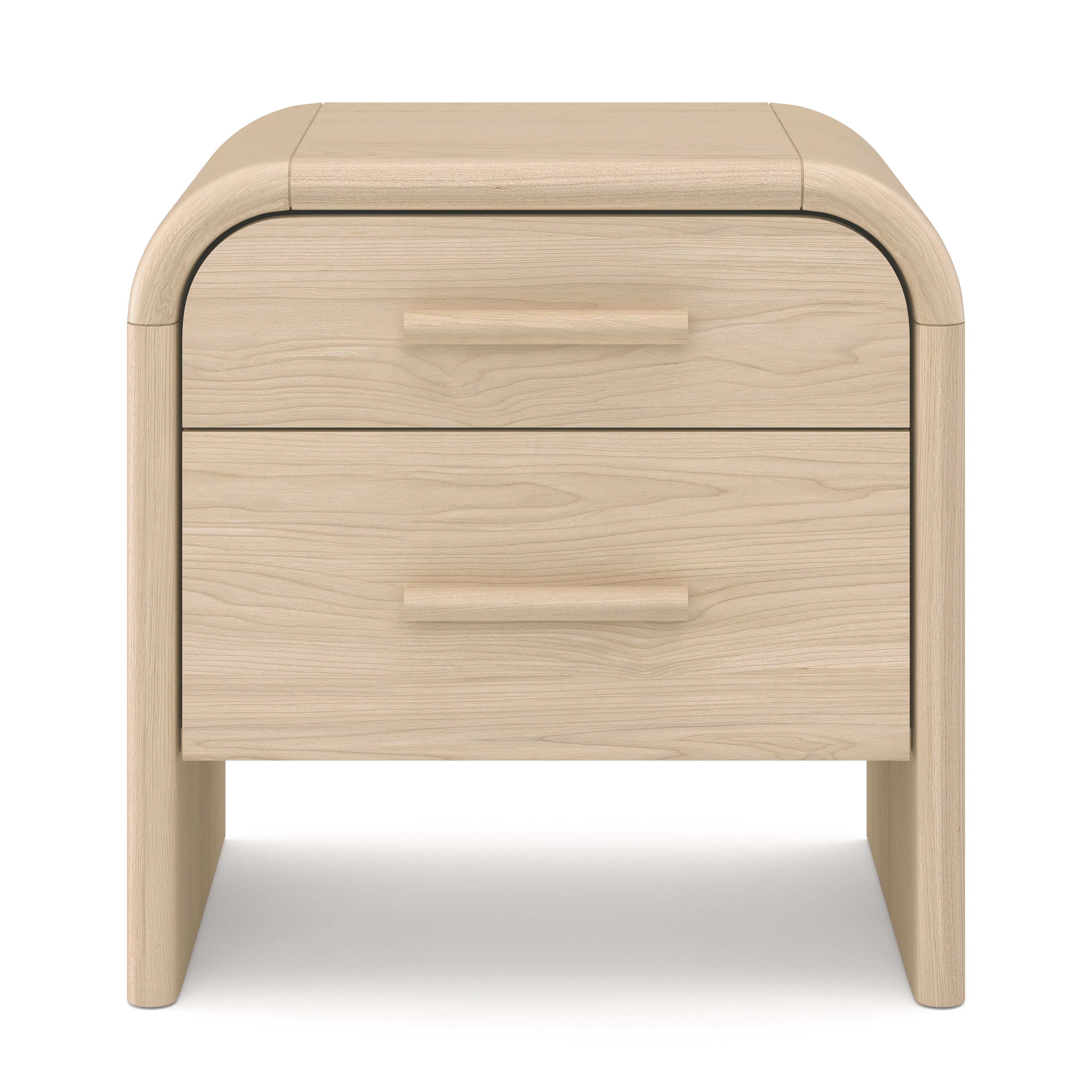 Faydra 2-Drawer Nightstand in Natural Ash