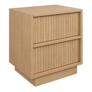 Kouva 2-Drawer Nightstand - Natural Oak