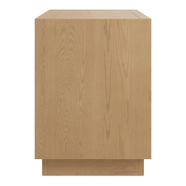 Kouva 2-Drawer Nightstand - Natural Oak
