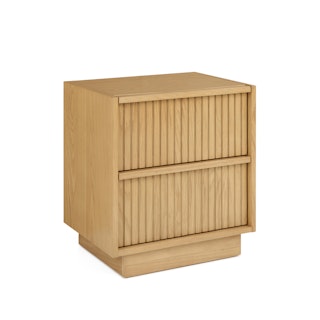 Kouva 2-Drawer Nightstand - Natural Oak