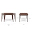 The Sylvo Dining Chair x Plumas Extendable Dining Table Bundle - Walnut - Gallery View 1 of 6.