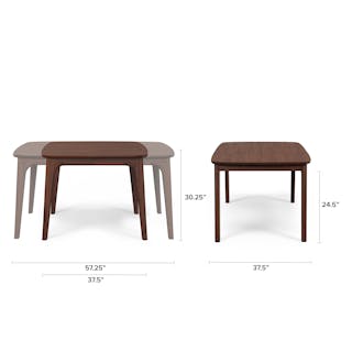 The Sylvo Dining Chair x Plumas Extendable Dining Table Bundle - Primary View 1 of 6 (Click To Zoom).