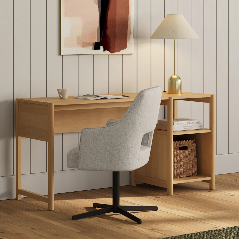 Mysen 59" Desk - Natural Oak