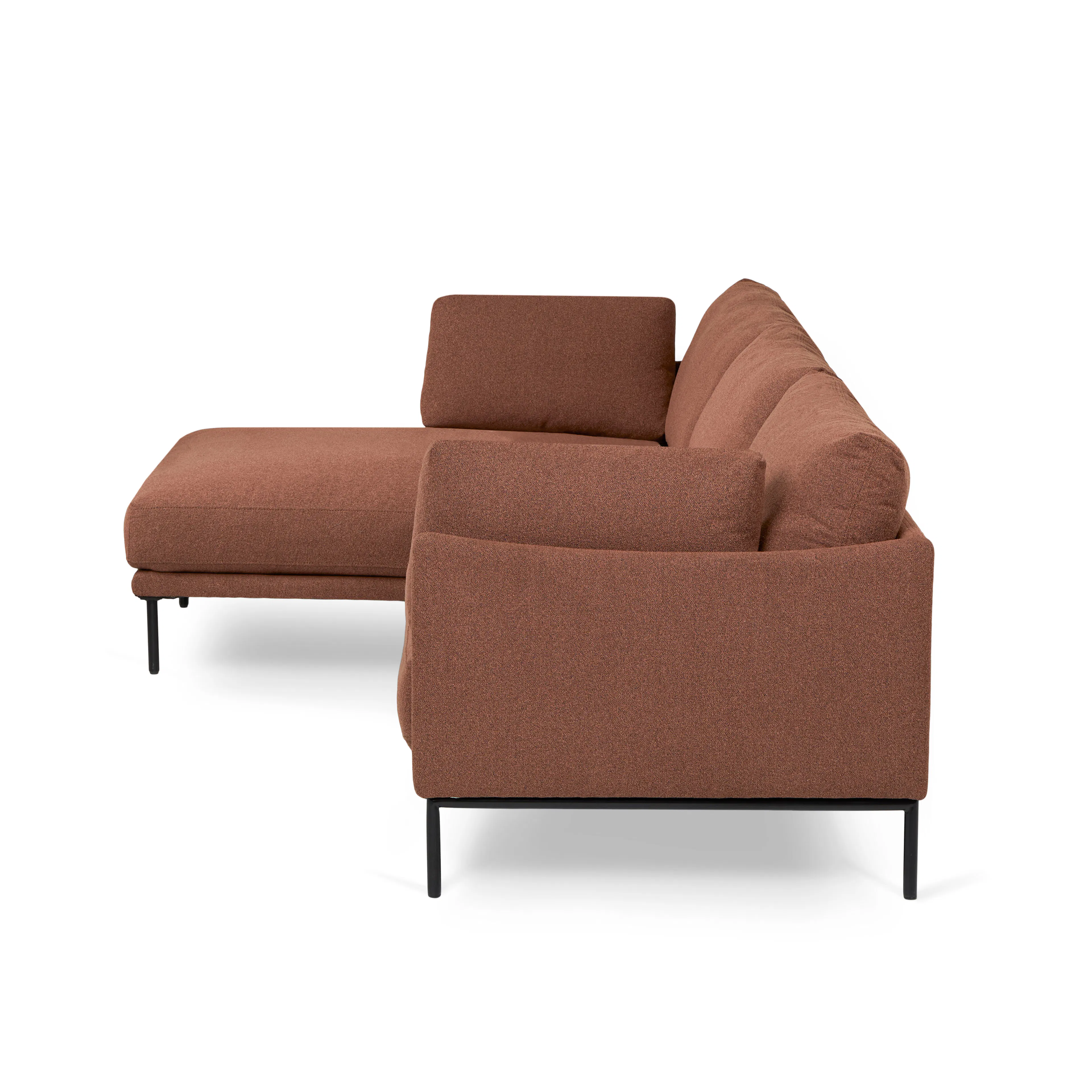 Olsen 110" Left Sectional - Ratine Oxide