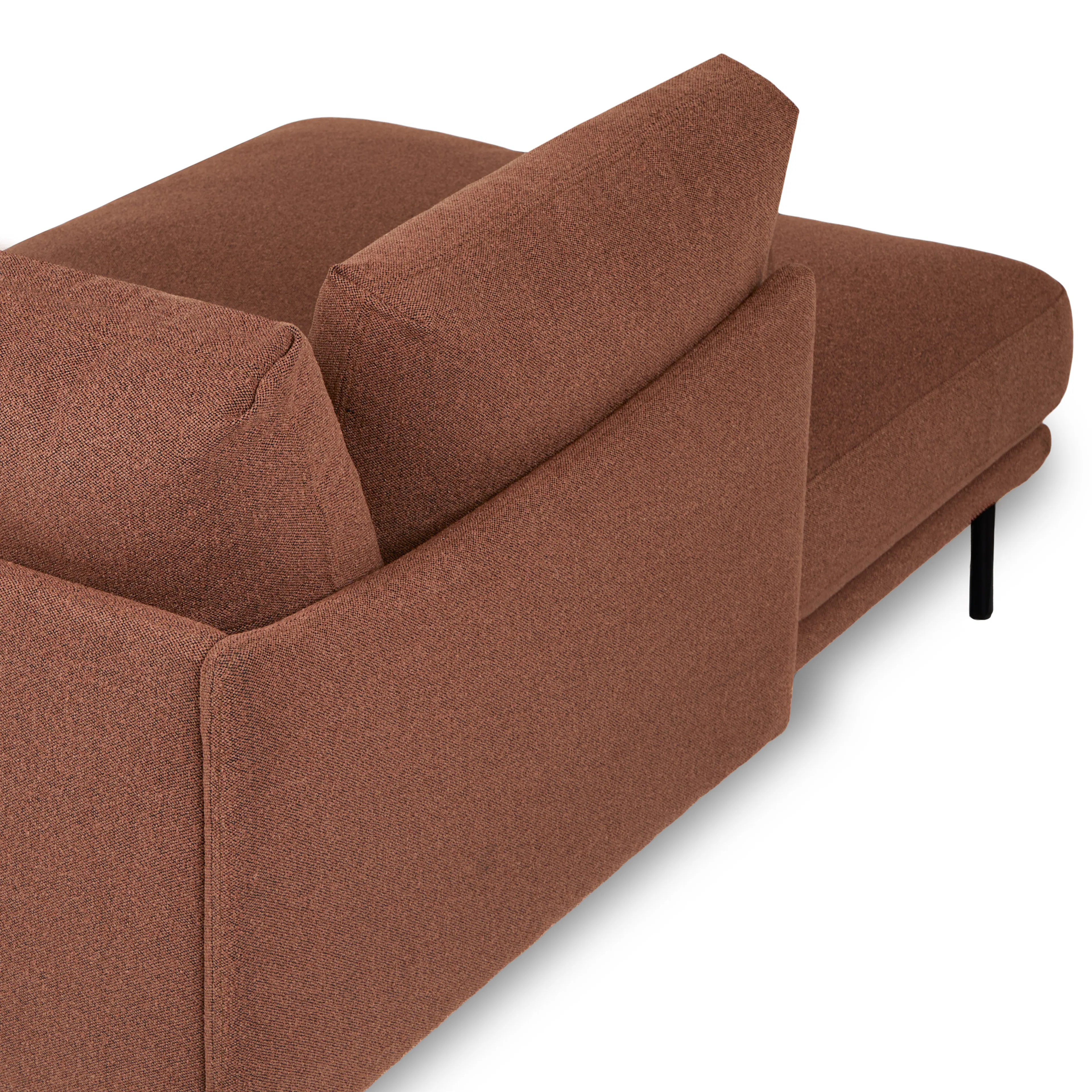 Olsen 110" Left Sectional - Ratine Oxide