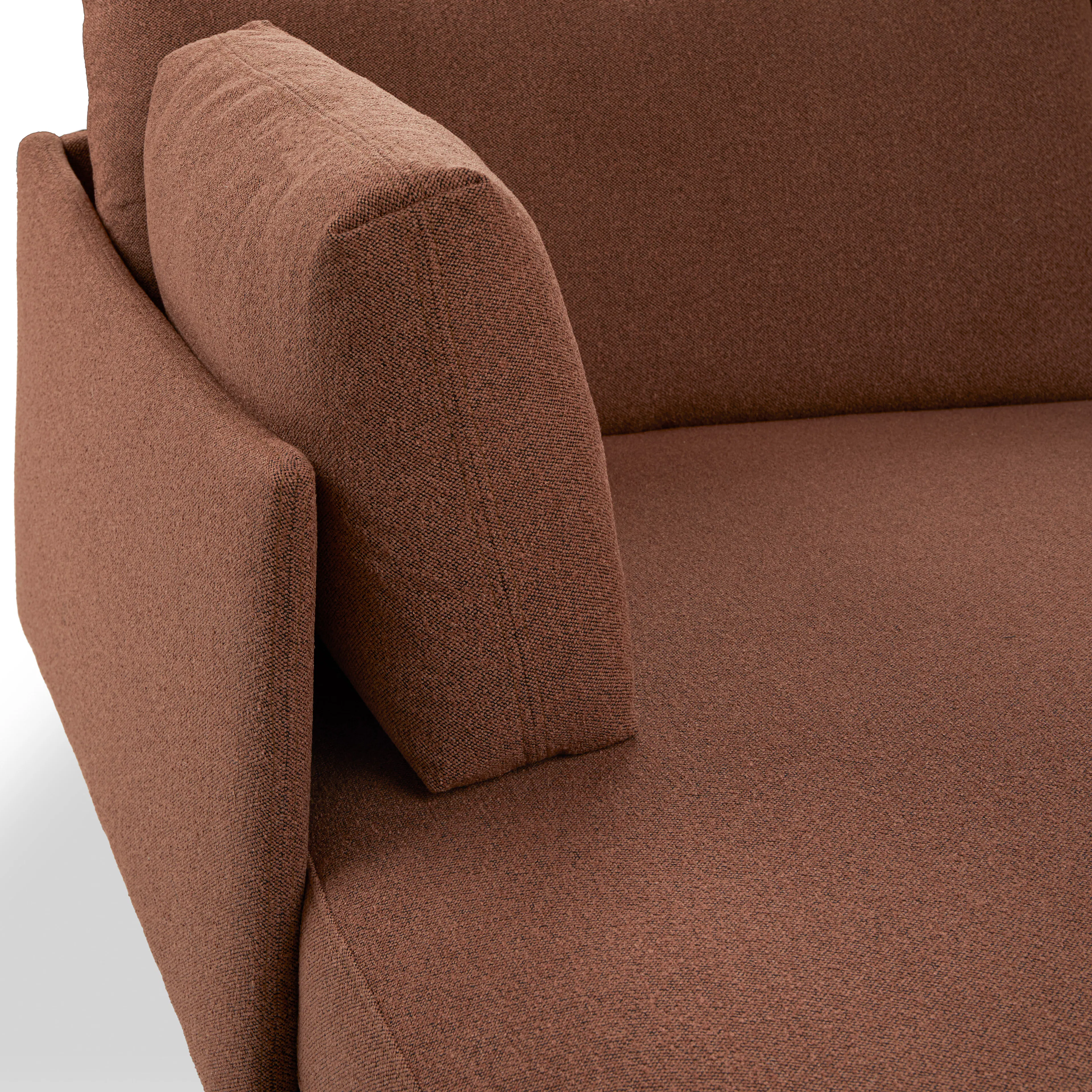 Olsen 110" Left Sectional - Ratine Oxide
