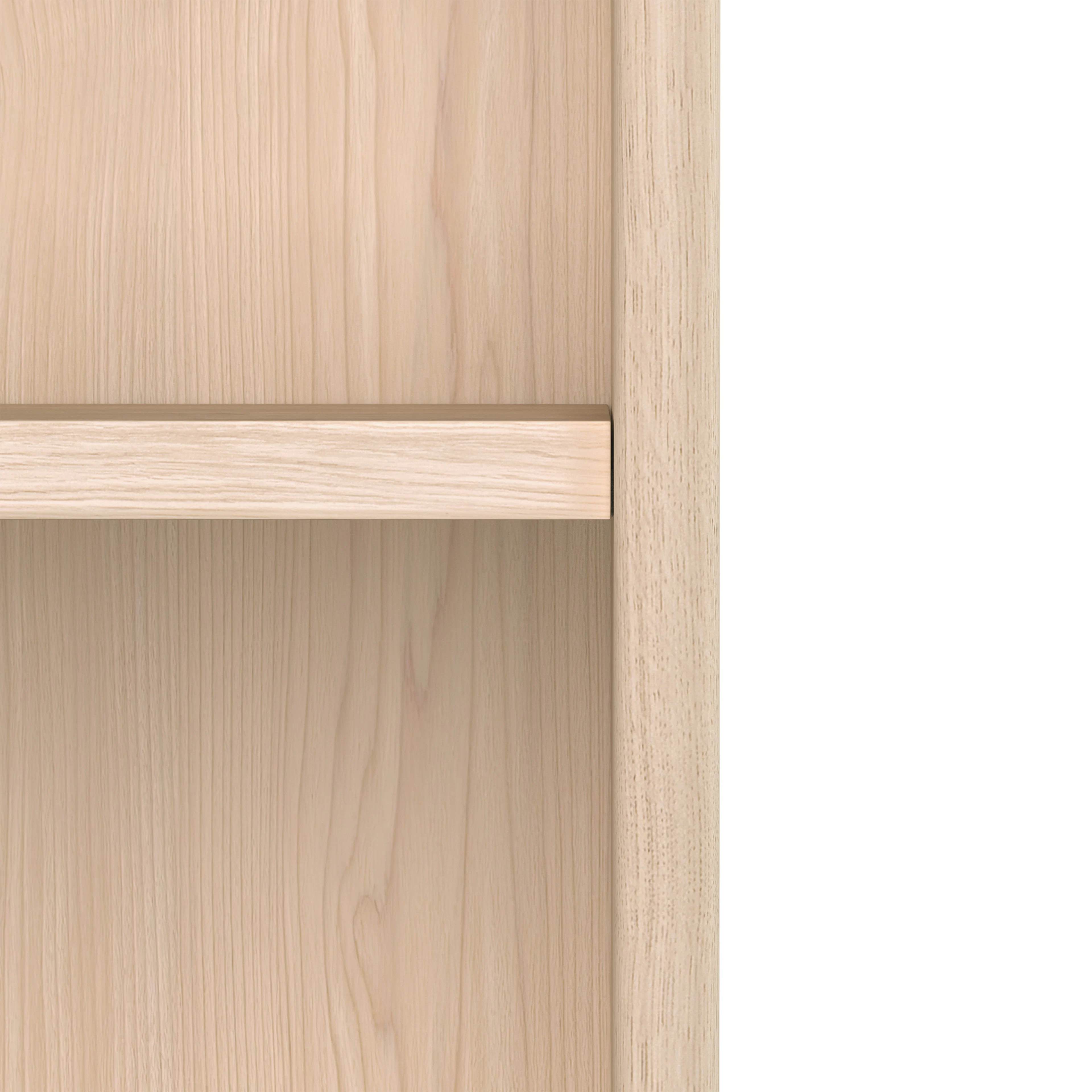 Faydra 34.5" Natural Ash Bookcase - Stylish Storage
