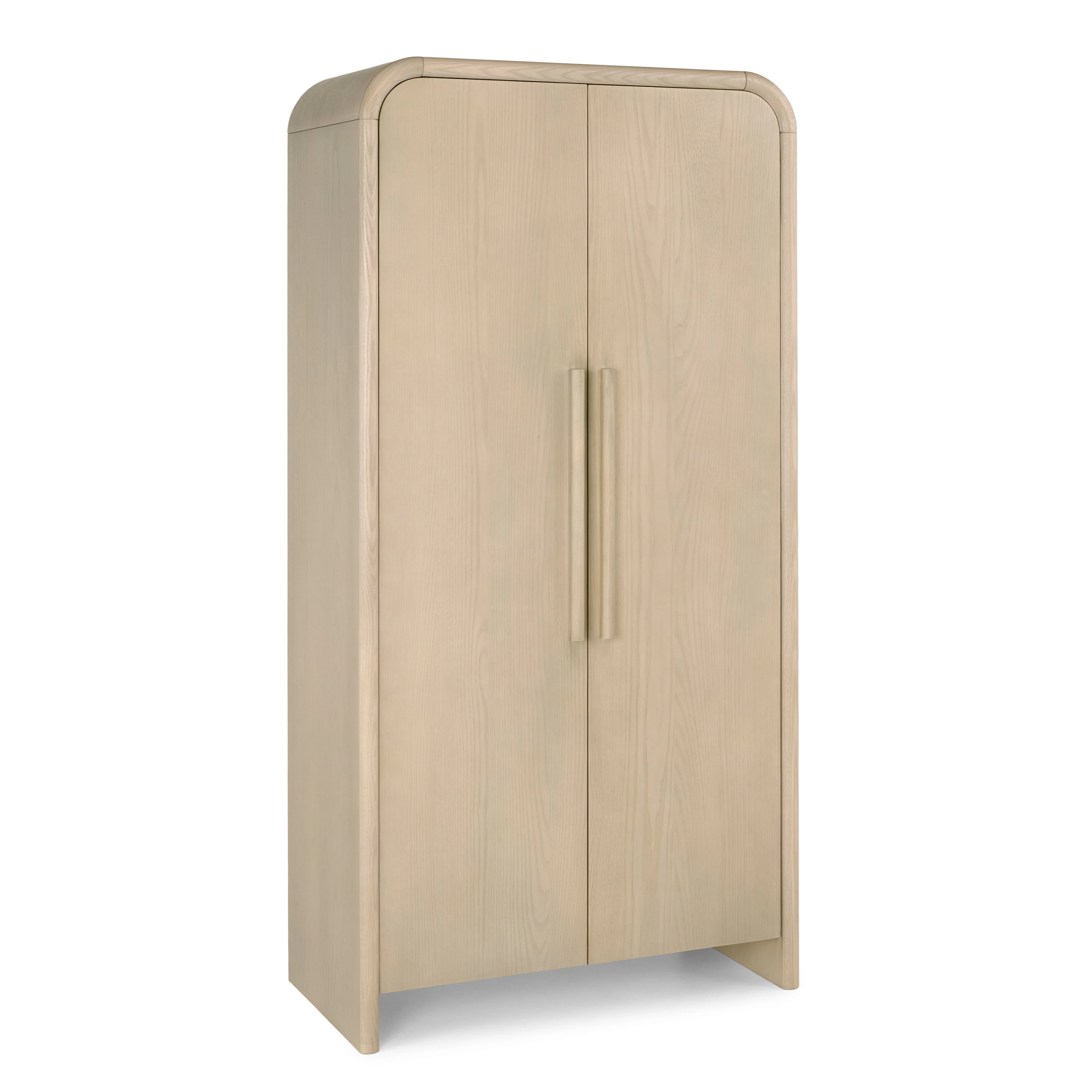 Faydra 35.5" Enclosed Bookcase - Natural Ash