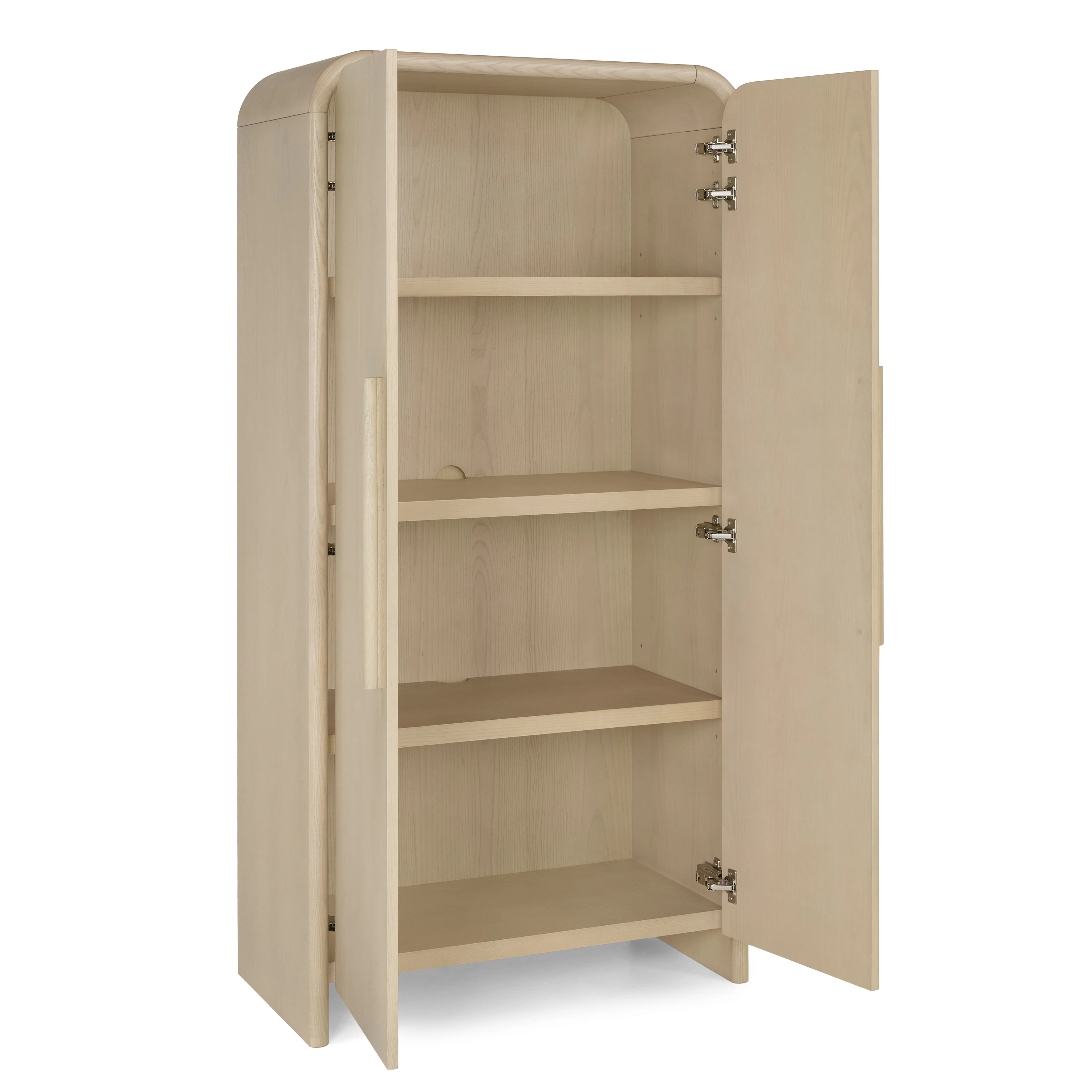 Faydra 35.5" Enclosed Bookcase - Natural Ash