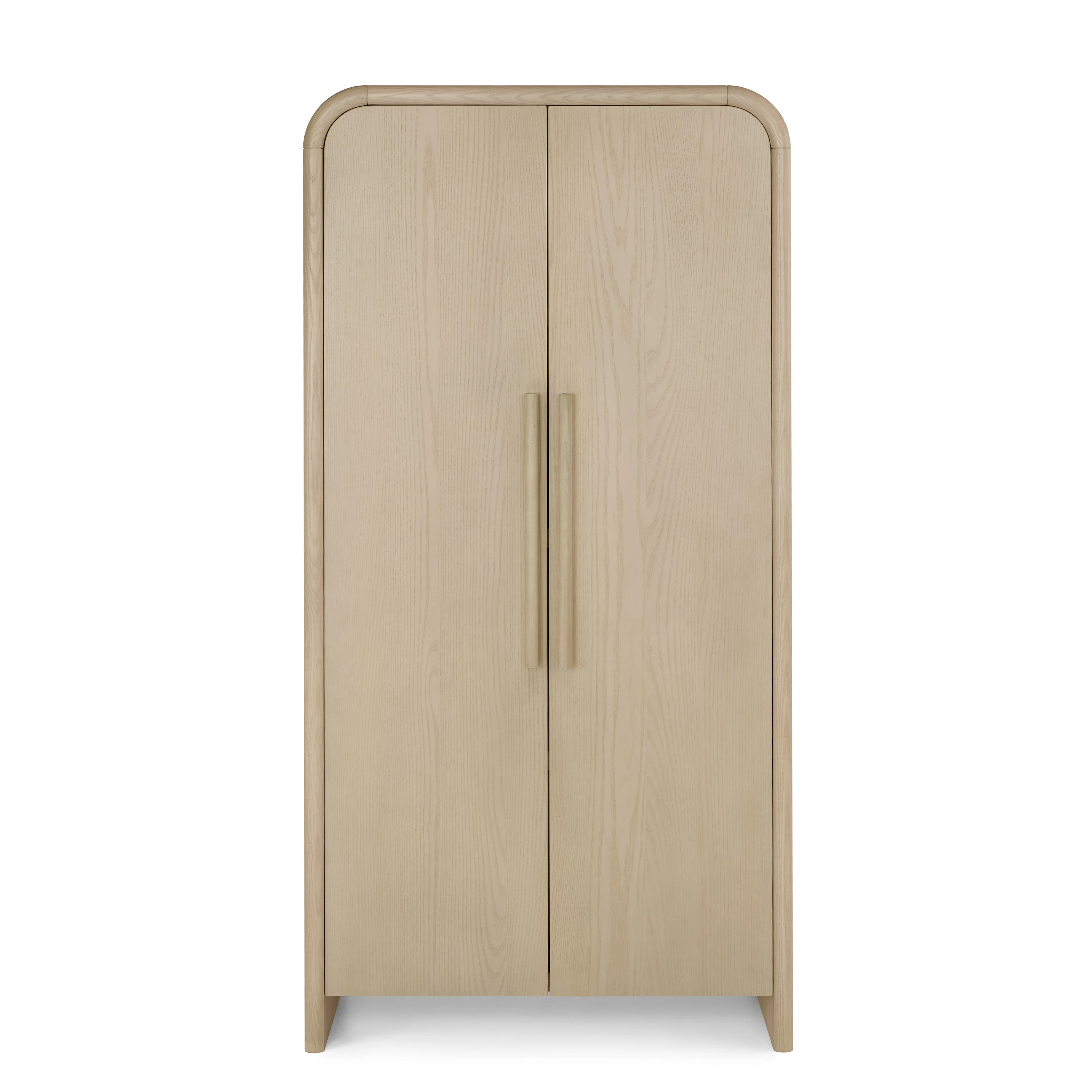 Faydra 35.5" Enclosed Bookcase - Natural Ash