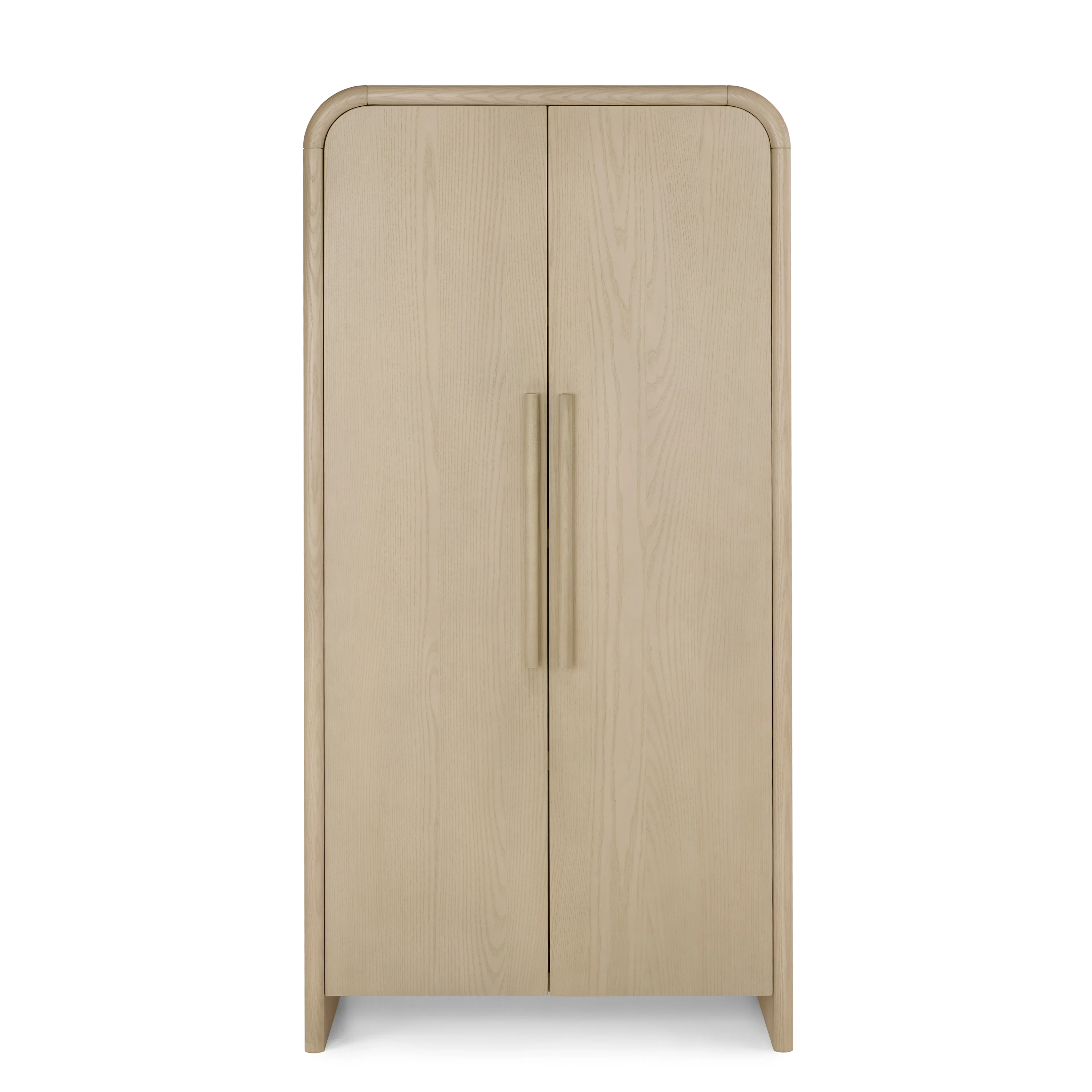 Faydra 35.5" Enclosed Bookcase - Natural Ash