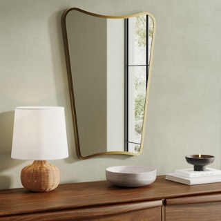 Alice Wall Mirror - Brass
