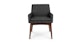 Chantel Licorice Dining Armchair - Gallery View 3 of 12.