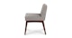 Chanel Volcanic Gray Dining Chair - Gallery View 4 of 12.