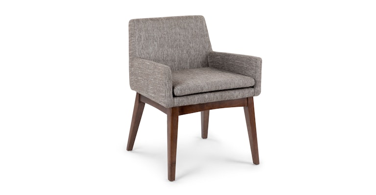 Chantel Volcanic Gray Dining Armchair - Primary View 1 of 12 (Open Fullscreen View).