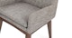 Chantel Volcanic Gray Dining Armchair - Gallery View 7 of 12.