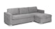 Soma Dawn Gray Right Sleeper Sectional - Gallery View 4 of 17.