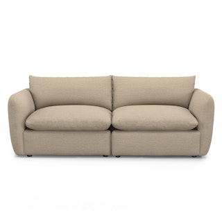 Leigh Silver Taupe 92" Modular Sofa