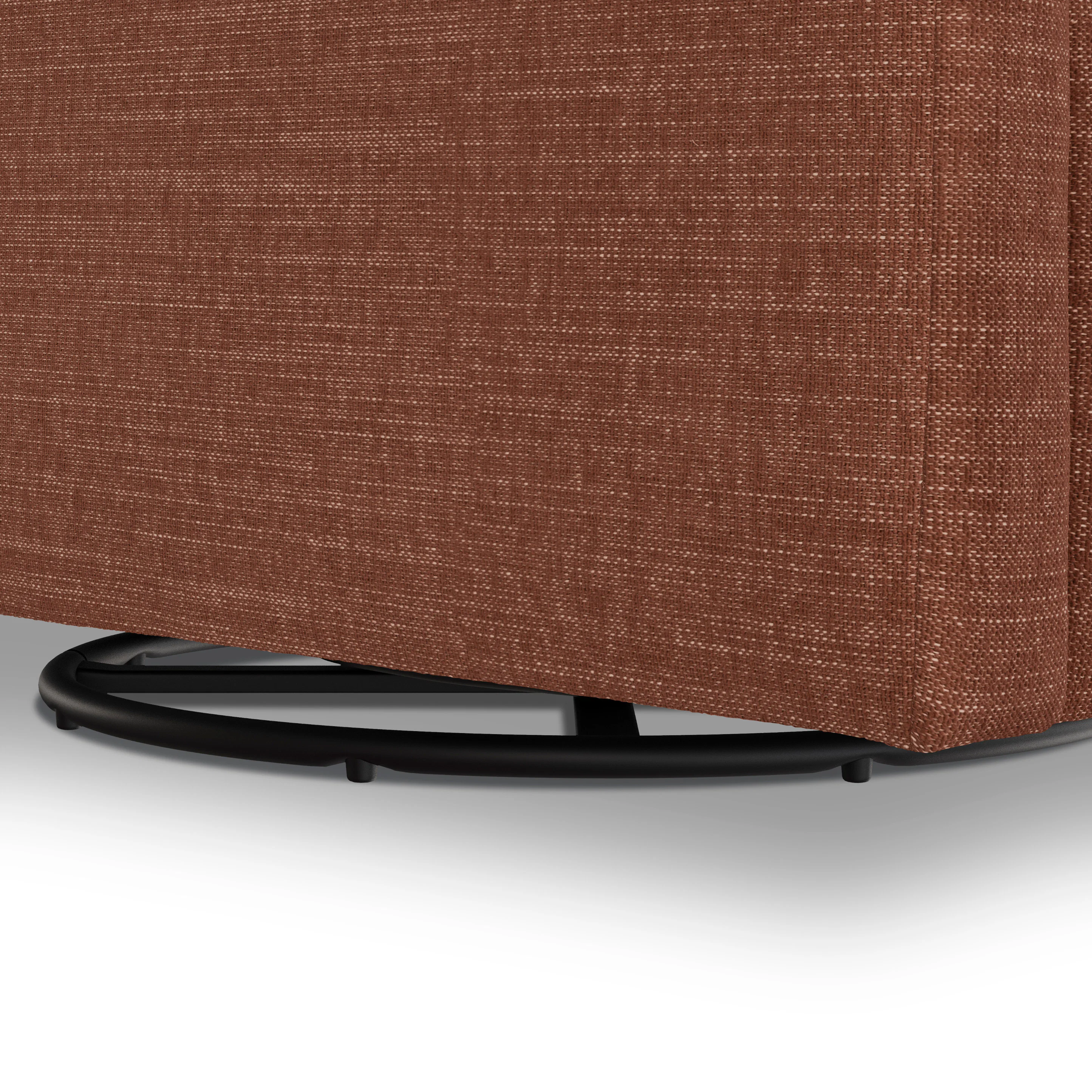 Landry 32.25" Swivel Lounge Chair - Napa Rust