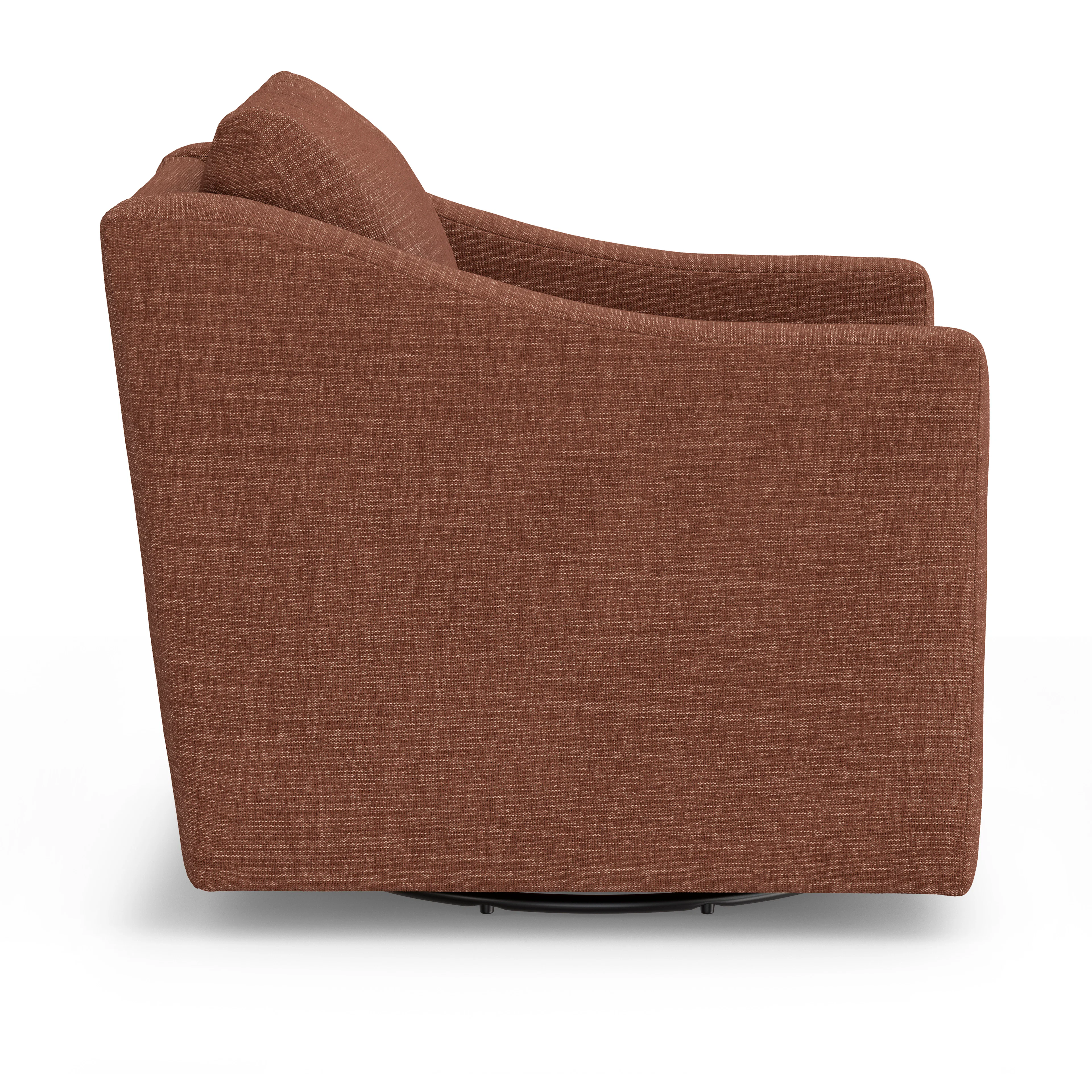 Landry 32.25" Swivel Lounge Chair - Napa Rust