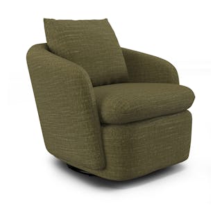 Leigh 33" Swivel Lounge Chair - Napa Moss
