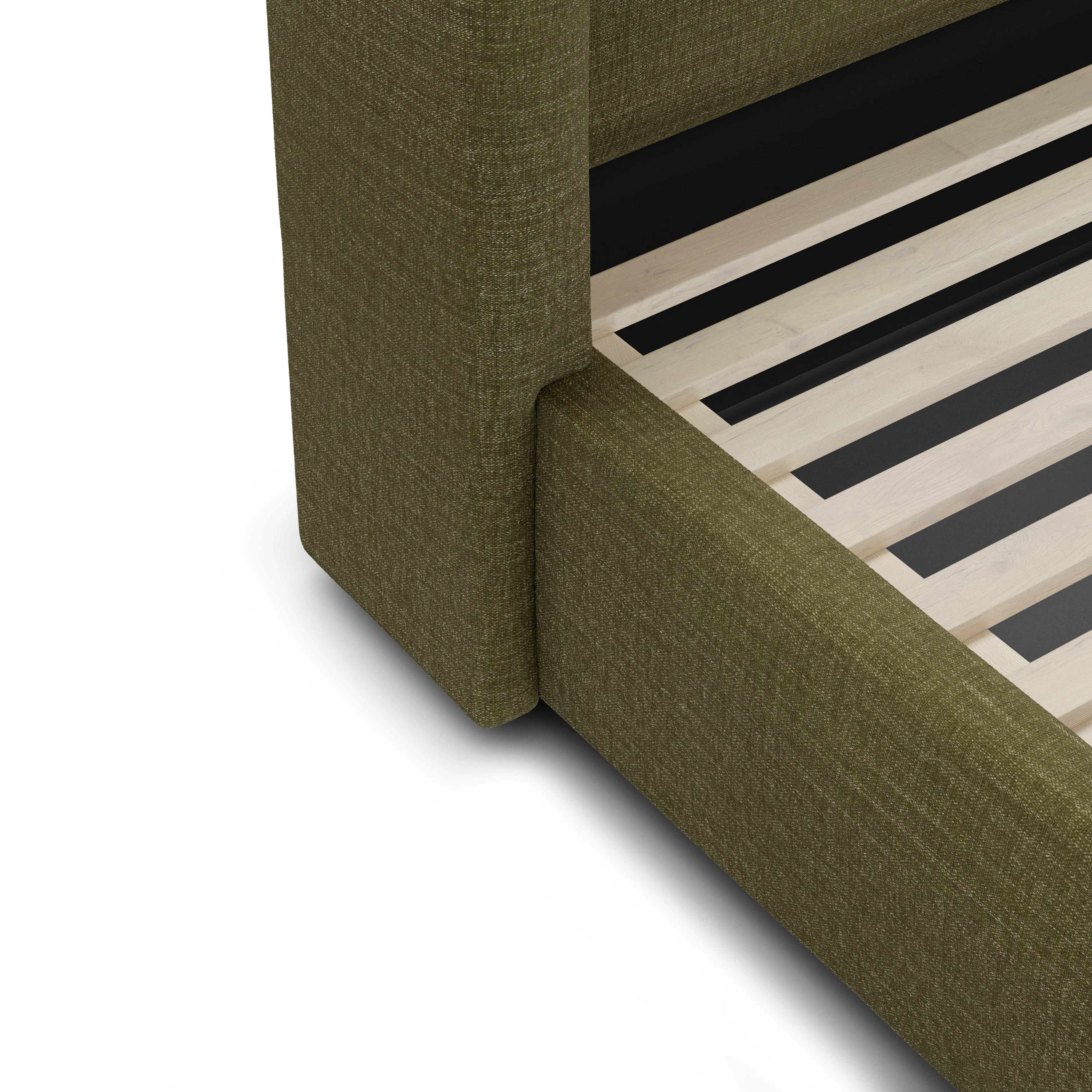 Calabri King Bed - Napa Moss