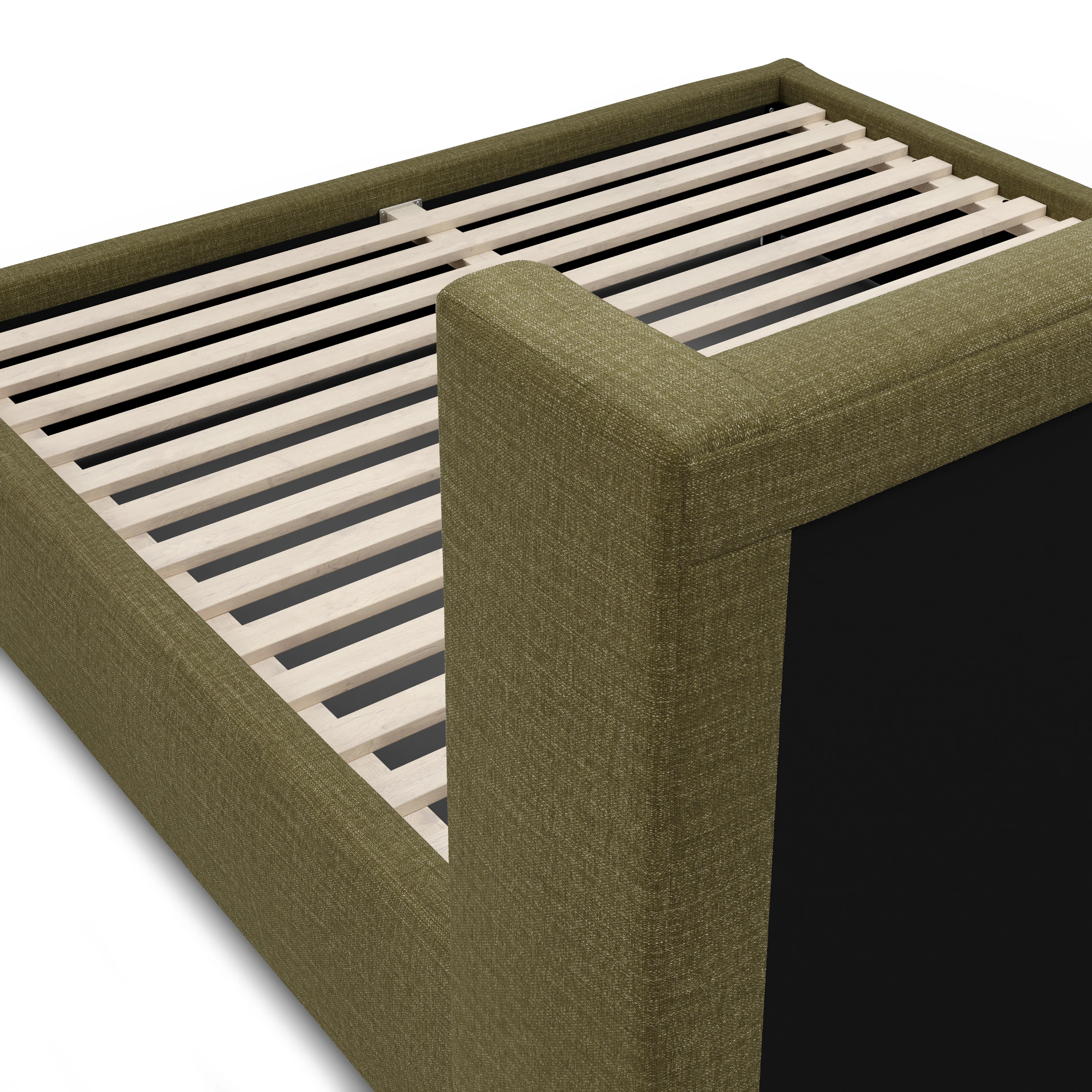 Calabri King Bed - Napa Moss