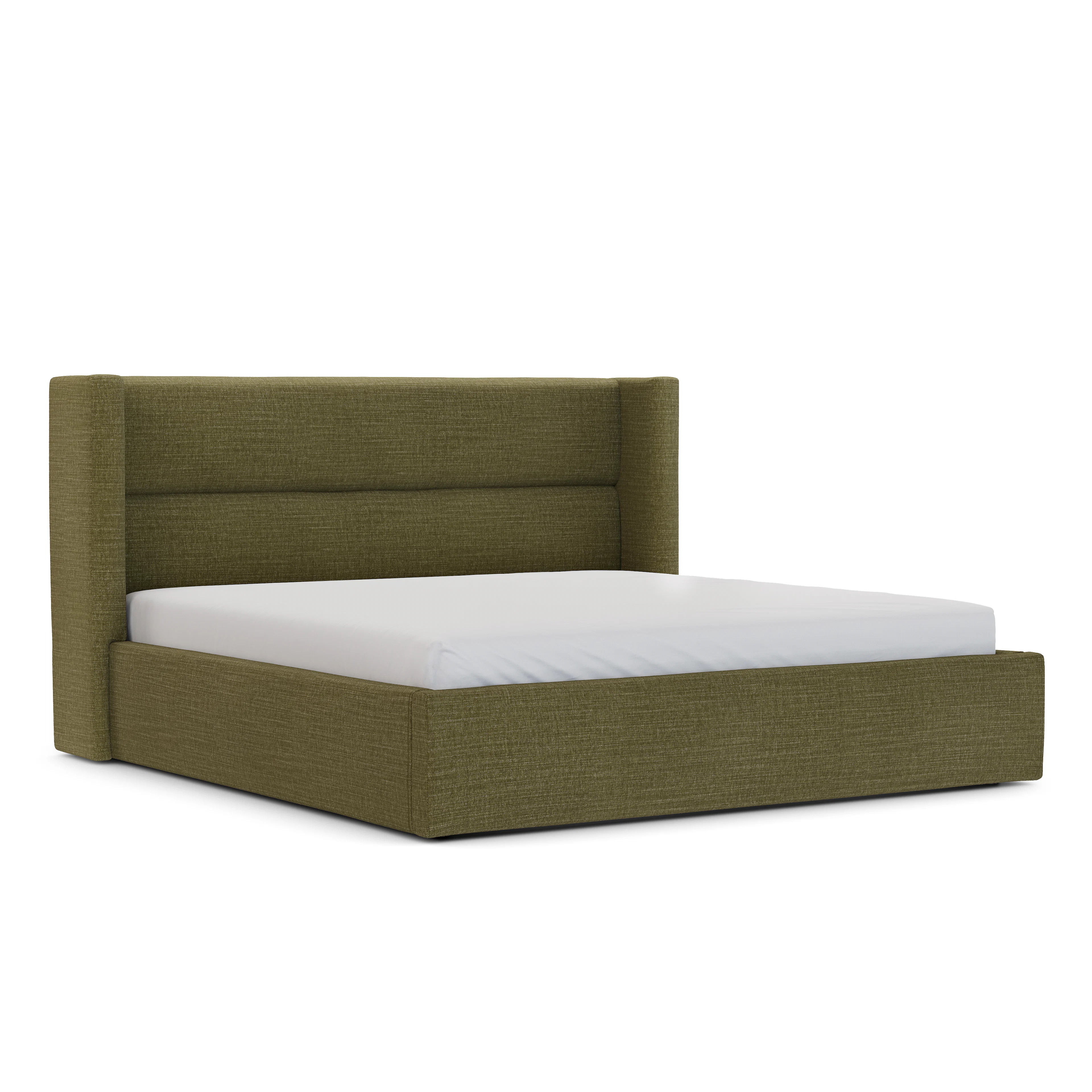 Calabri King Bed - Napa Moss
