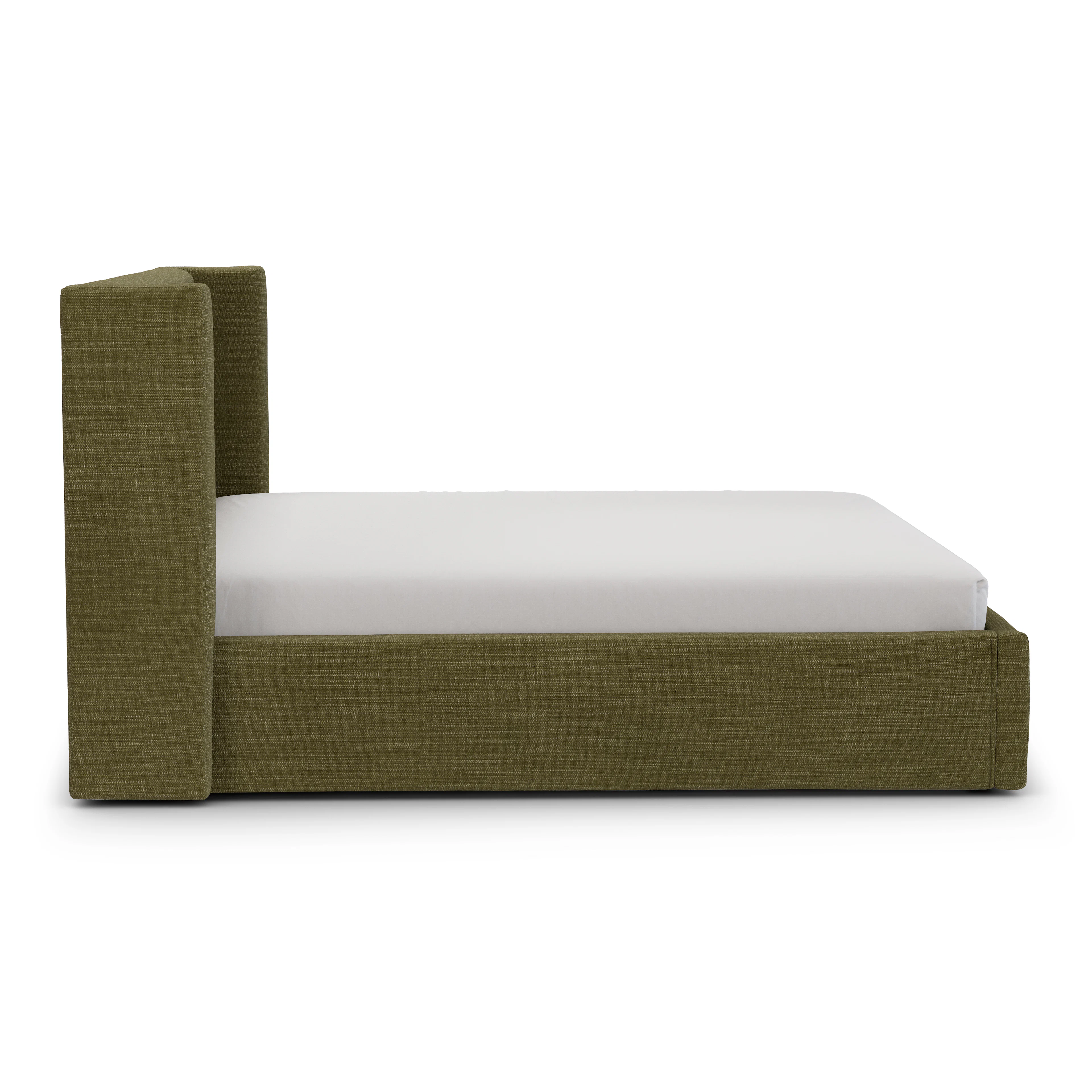 Calabri King Bed - Napa Moss