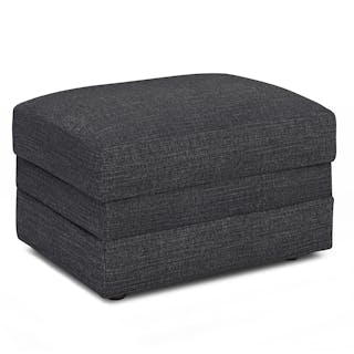 Riley 28" Ottoman - Napa Charcoal