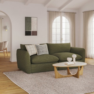 Leigh 92" Modular Sofa - Napa Moss
