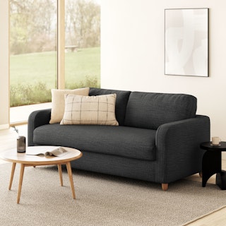 Vati 80" Storage Sofa - Napa Charcoal