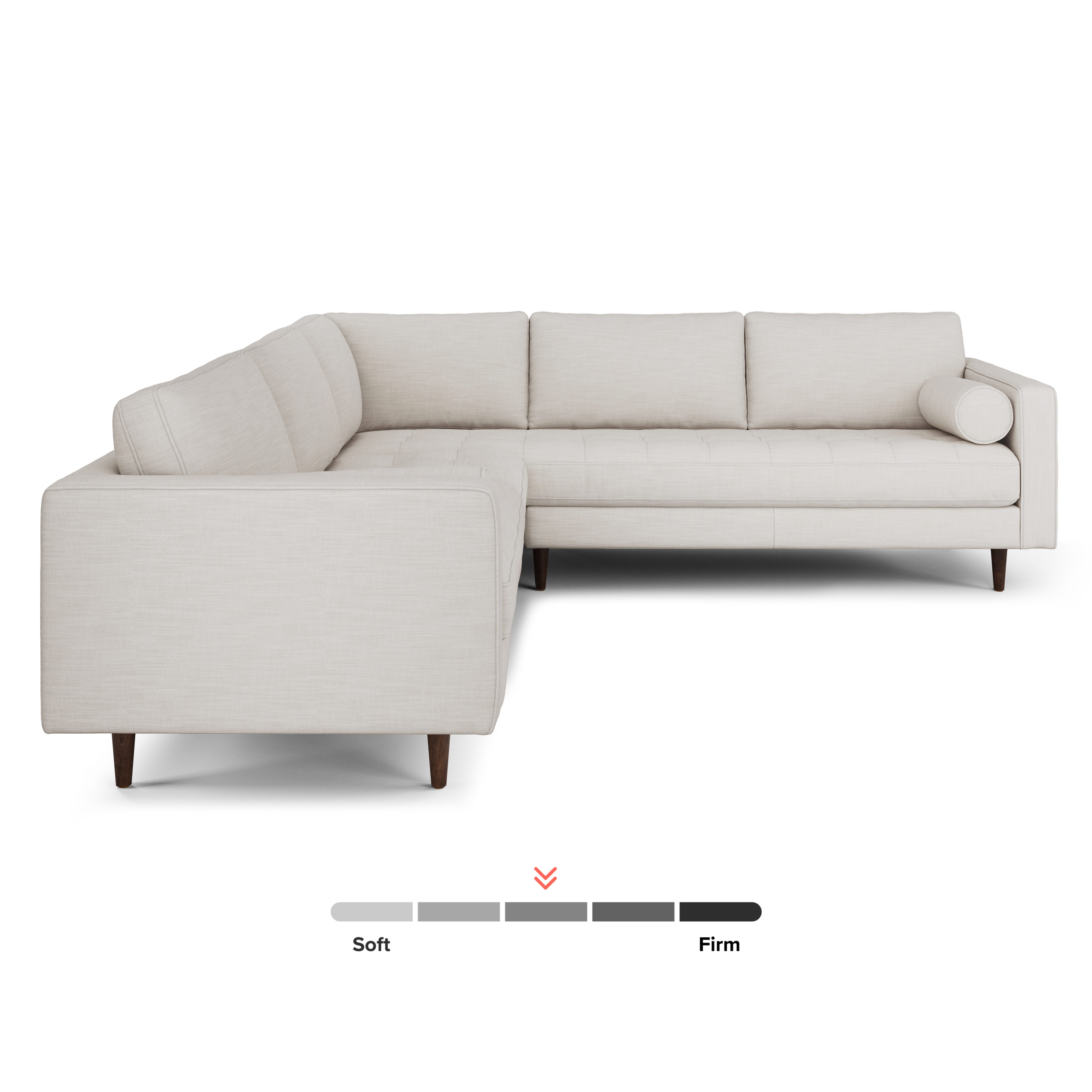 Sven Biscuit Cream Tufted Corner Sectional Sofa | Article Sven Biscuit Cream Tufted Corner Sectional Sofa | Article