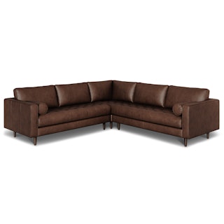 Sven Charme Chocolat Corner Sectional Sofa