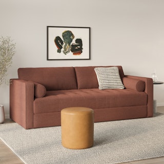 Sven 88" Tufted Sofa Bed - Ratine Oxide