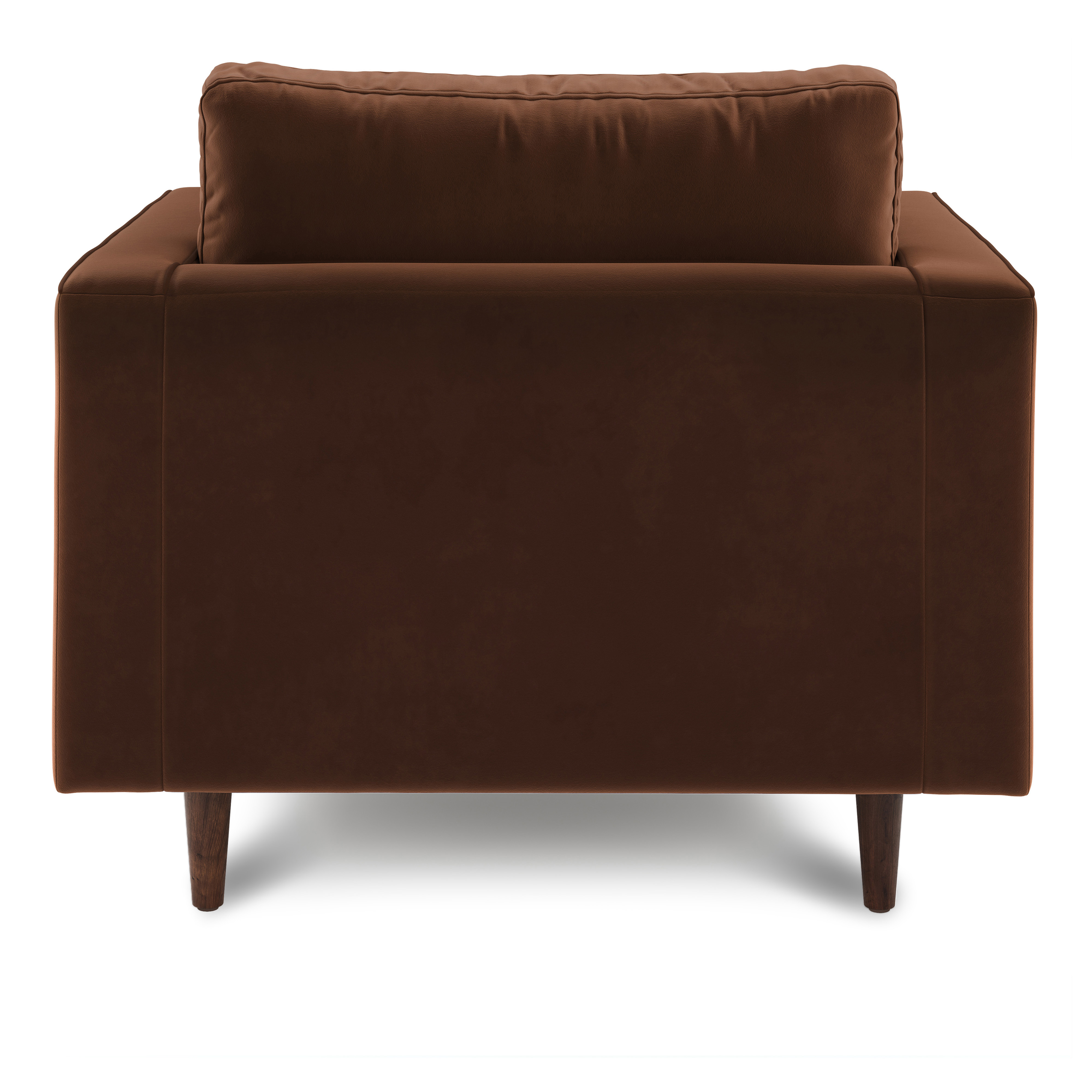 Sven Plush Pacific Brown Tufted Velvet Lounge Chair | Article