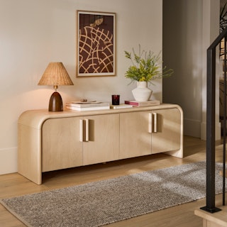 Faydra 70" Media Unit - Natural Ash