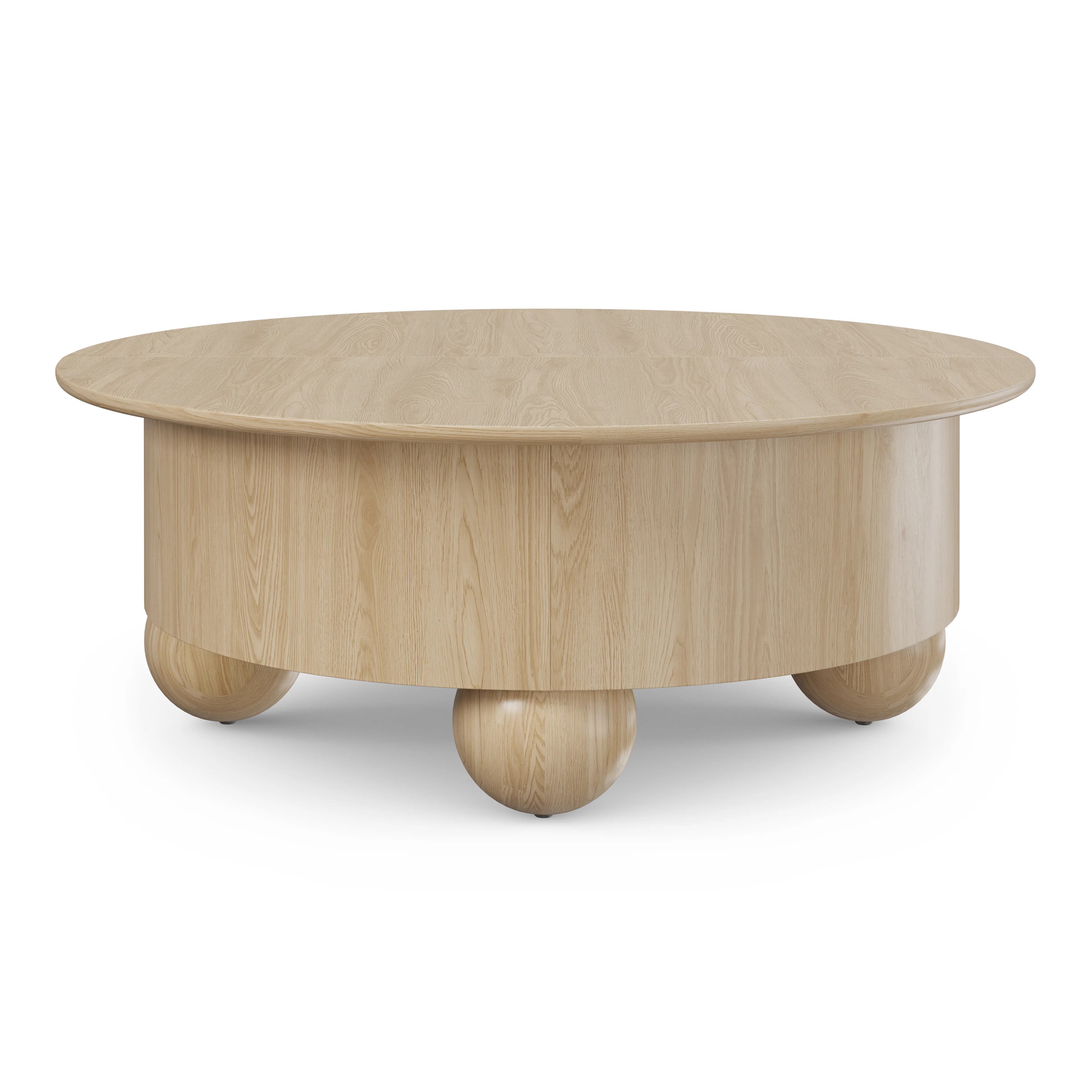 Sigrid 42.5" Storage Coffee Table - White Oak