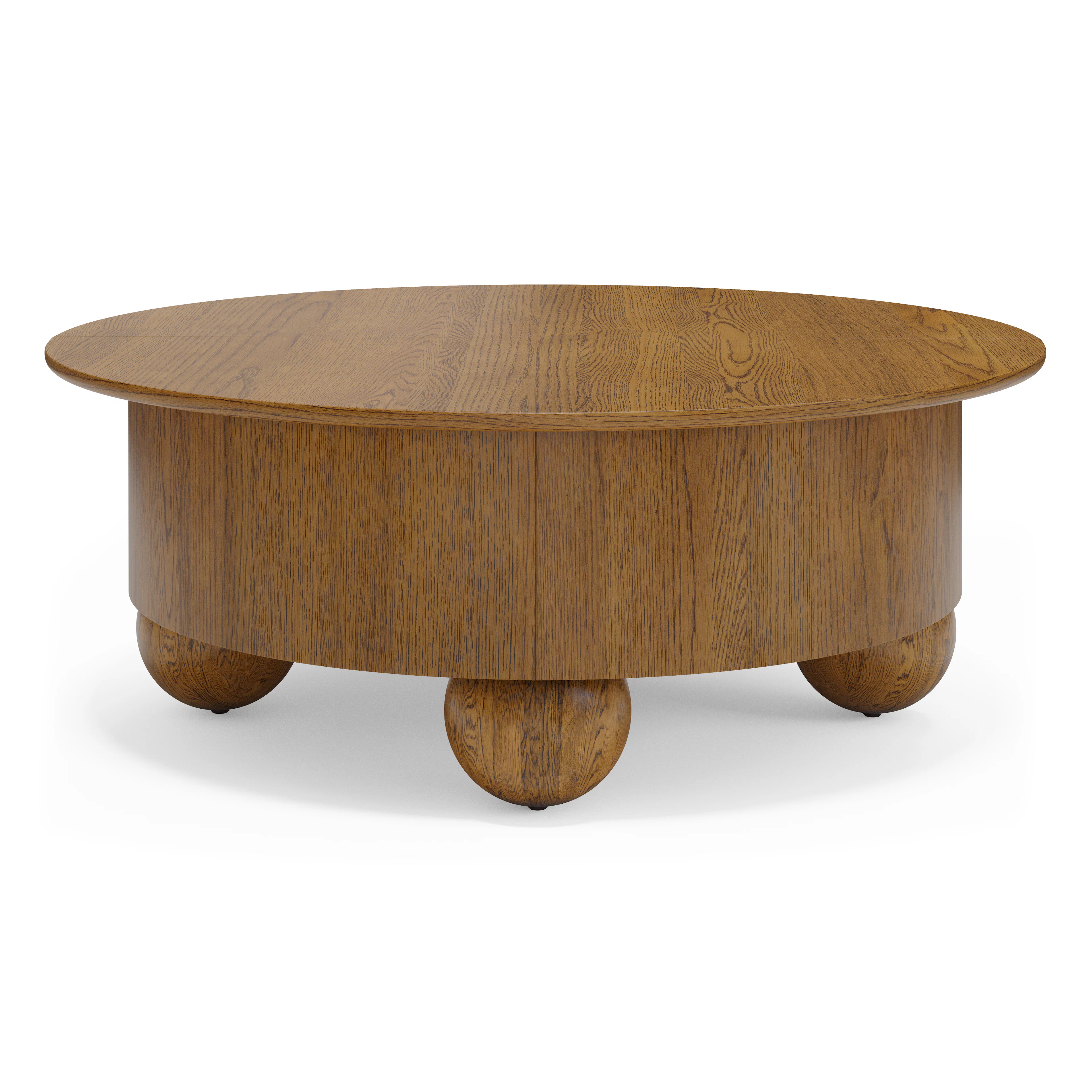Sigrid 42.5" Smoked Oak Storage Coffee Table