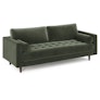 Sven 88" Tufted Plush Sofa - Pacific Green